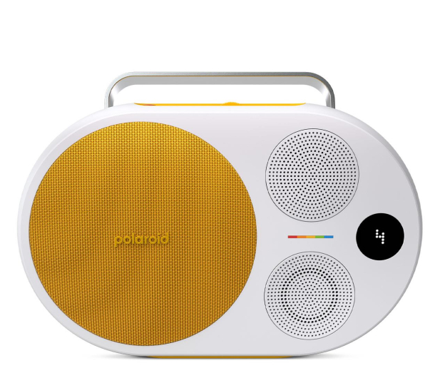 POLAROID P4 - głośnik bezprzewodowy 60W yellow-white POLA9094 - 1261307 - zdjęcie